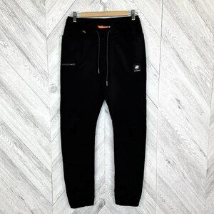 Mammut Massone Climbing Pants Womens Size US 6 Black High Rise Elastic Waist 30"
